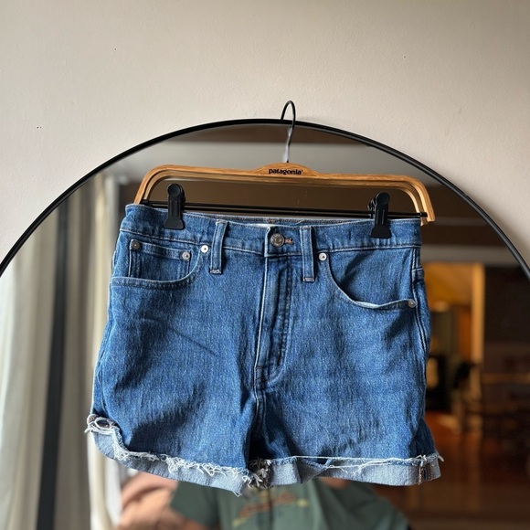 MADEWELL | high rise denim shorts | size 27 - Picture 3 of 5